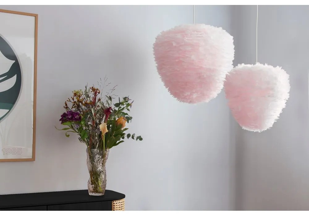 Világos rózsaszín lámpabúra ø 55 cm Eos Evia Large – UMAGE