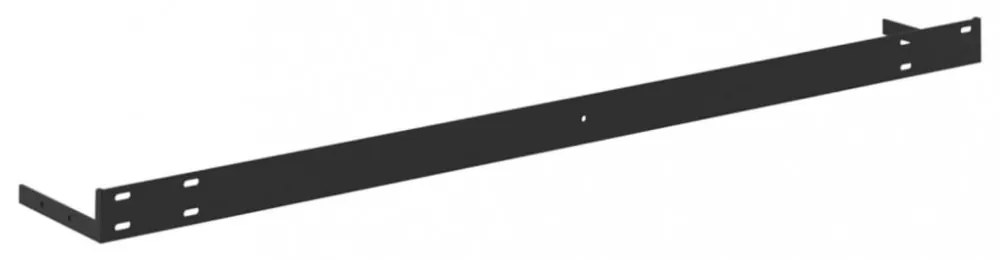 4 db betonszürke MDF lebegő fali polc 90 x 23,5 x 3,8 cm
