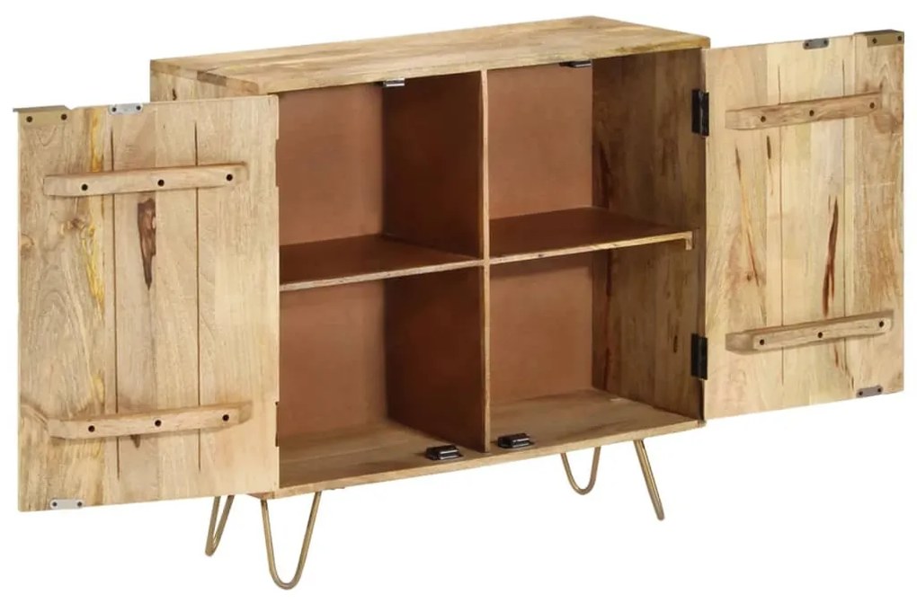 tömör mangófa tálalószekrény 80 x 30 x 75 cm