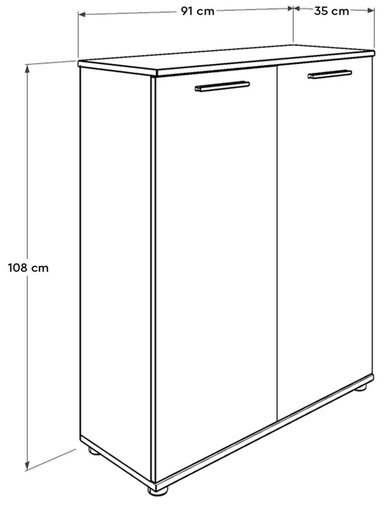 Cipőtároló (cipősszekrény) Tosina 8 (fehér). 1094669