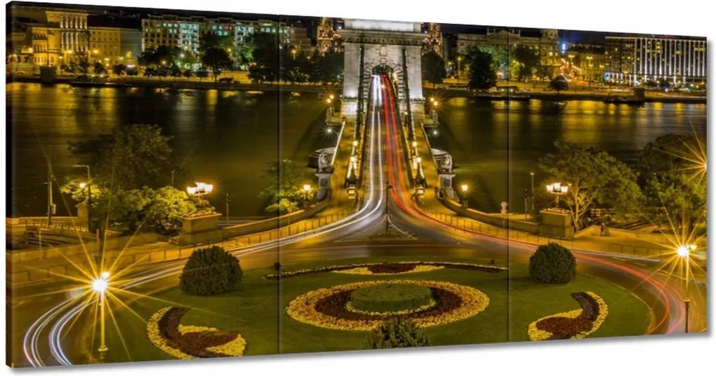 Festmények 180x90 Lánchíd Tájkép