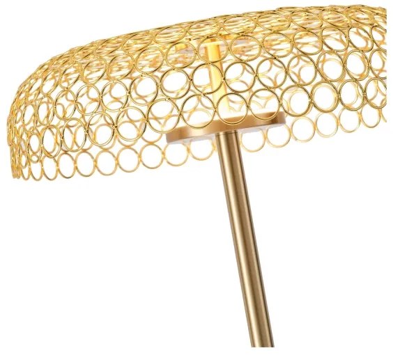 LED Állólámpa LED/10W/230V 3000K arany