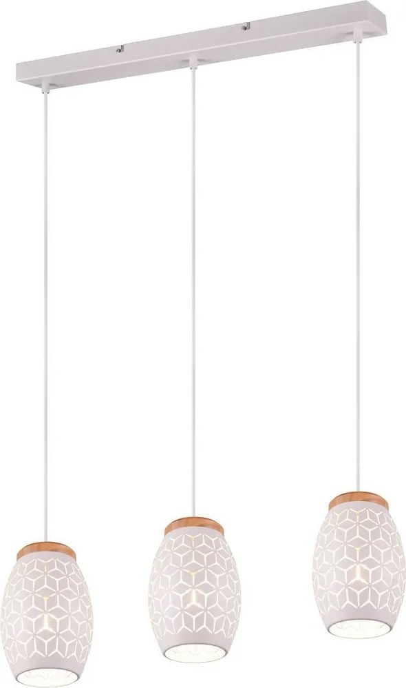 TRIO R31573031 BIDAR Többágú Függesztett Lámpa Fehér E27 IP20