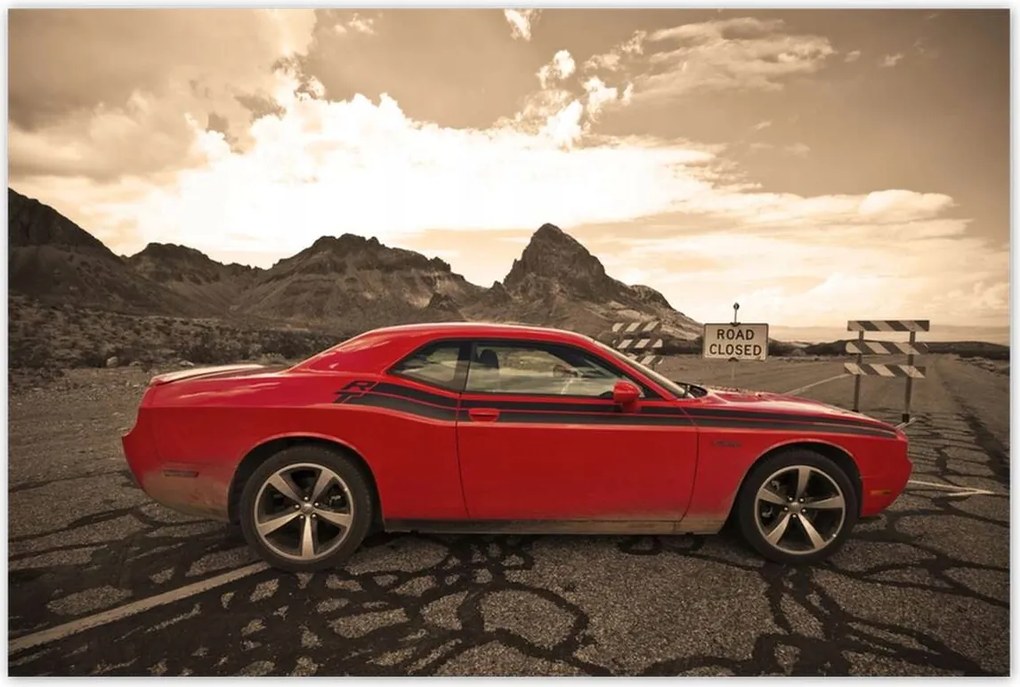 Poszterek 120x80 Dodge Challenger Rt