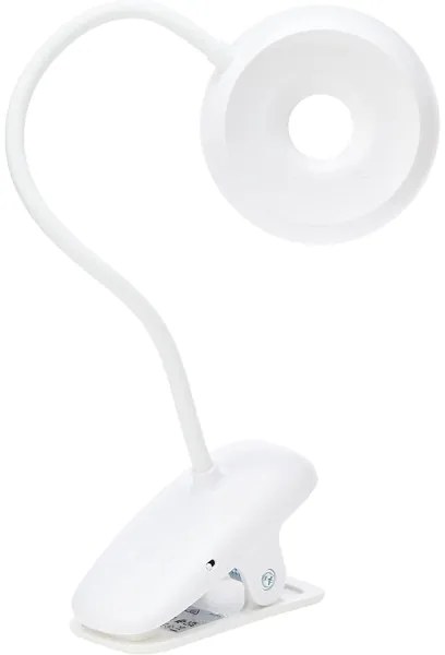Philips DONUTCLIP LED/3W/5V 1200 mAh állítható fehér csíptetős lámpa