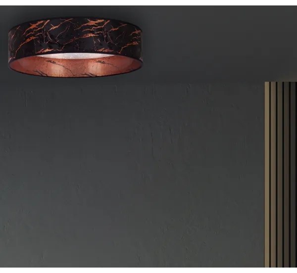 Brilagi - LED Mennyezeti lámpa VELVET STAR LED/24W/230V á. 40 cm  fekete/réz