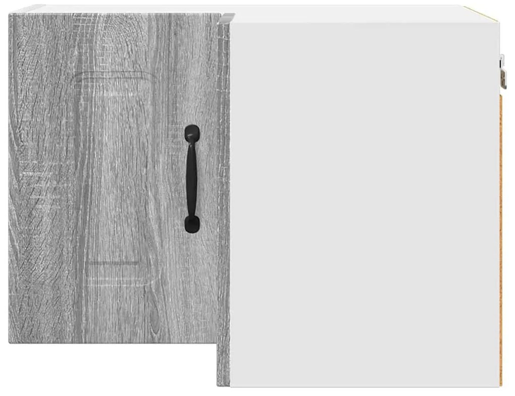 Fali konyhaszekrény Szürke Sonoma 57 x 57 x 40 cm Faanyag