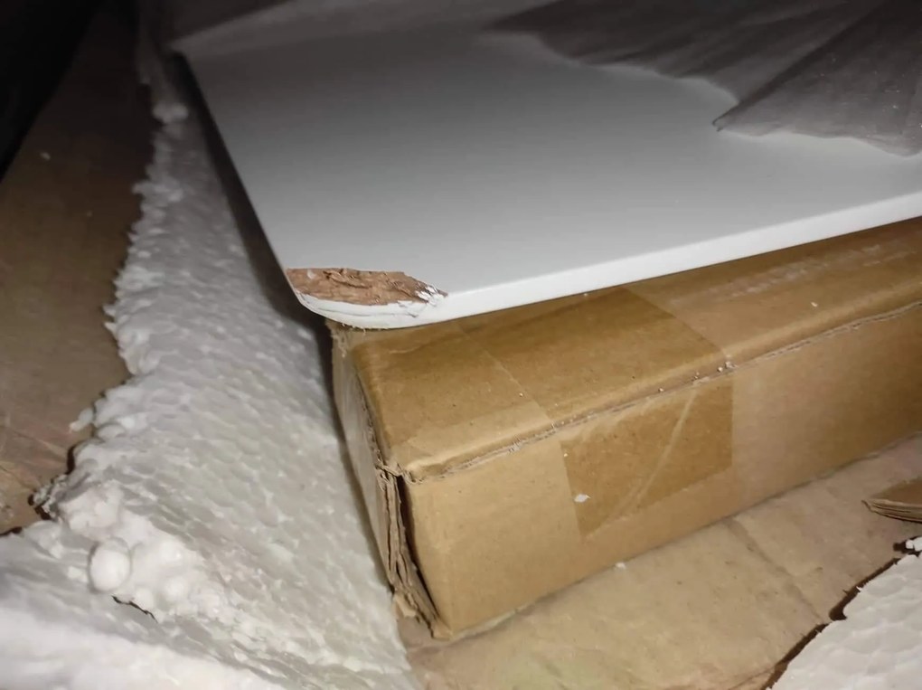 AKCIÓ Fehér étkezőasztal COMBO 120X75 II. osztály