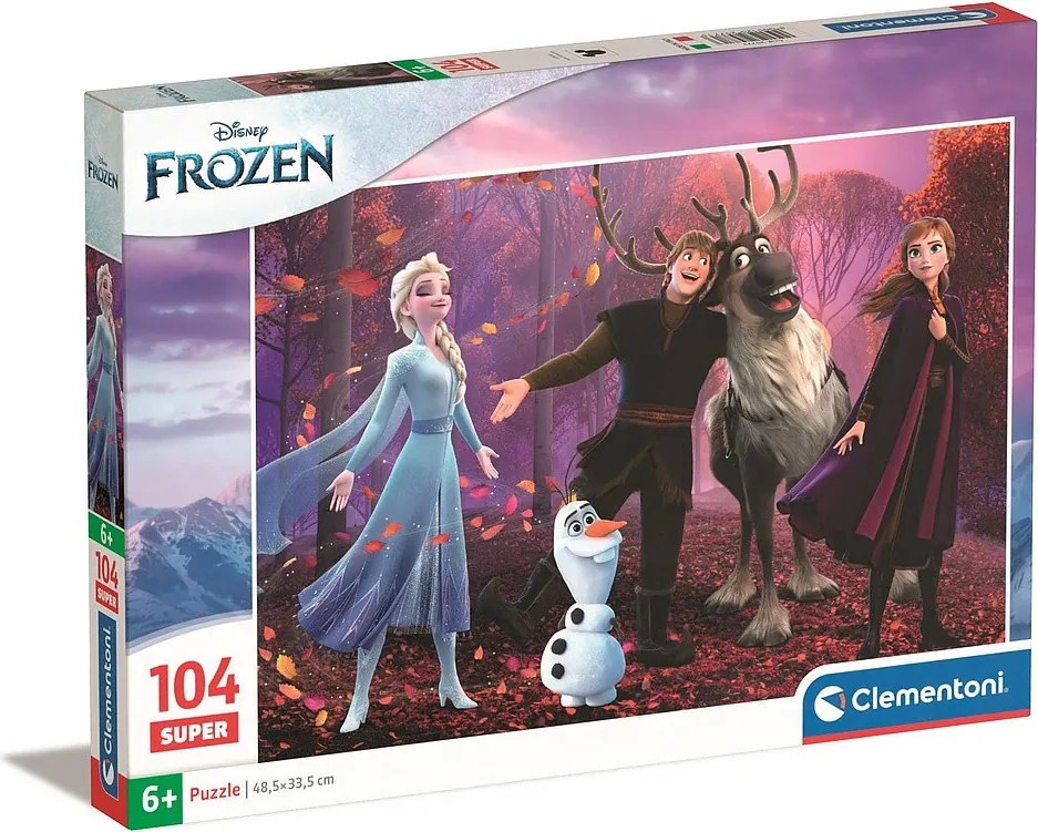 Disney Jégvarázs Singing 104 db-os puzzle Clementoni