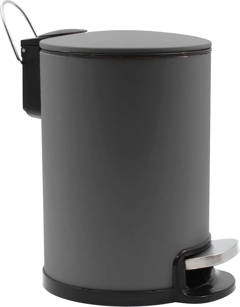 Fürdőszobai Szemeteskosár Szürke Fürdőszobai Kicsi 3l