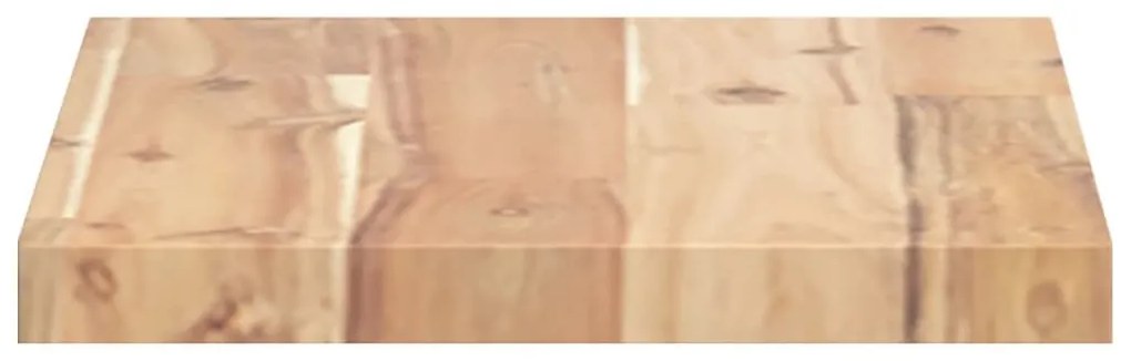 4 db kezeletlen tömör akácfa függőpolc 60 x 20 x 2 cm