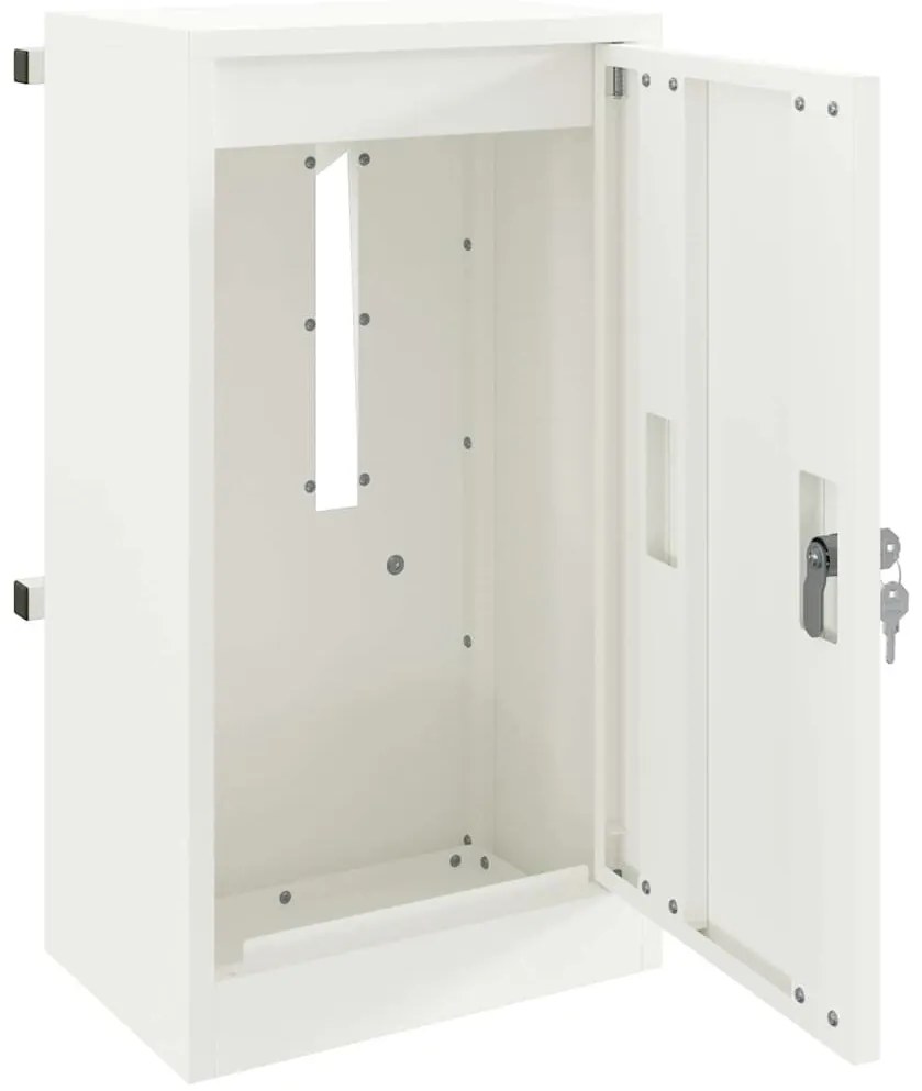 postaláda Fehér 30 x 23 x 55 cm Acél