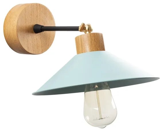 Fali lámpa MANAVGAT 1xE27/40W/230V barna/kék
