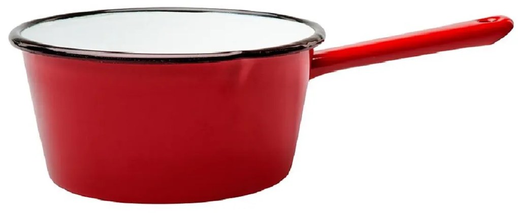 EMALIA Zománc serpenyő 16cm 1,23l piros