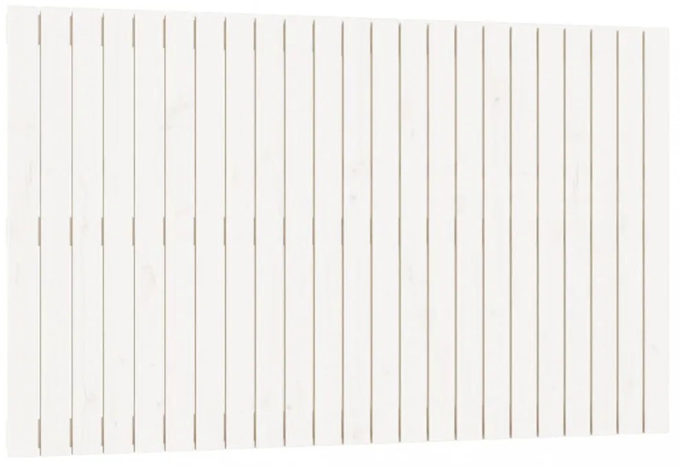 fehér tömör fenyőfa fali fejtámla 147 x 3 x 90 cm