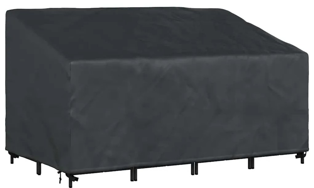 Kerti Pad Borító Fekete 160 x 100 x 61 / 89 cm 420D szövet