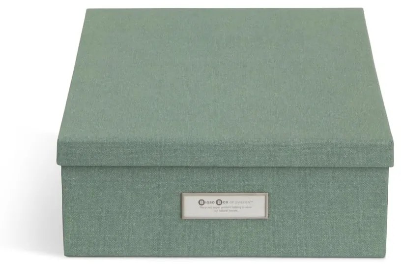 Zöld karton rendszerező szett 5 db-os dokumentumokhoz Holger Canvas Paper Laminate – Bigso