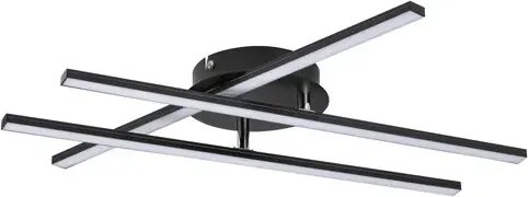 Beltéri led mennyezeti lámpa 25w 950lm 3000k fekete/fehér svetlana