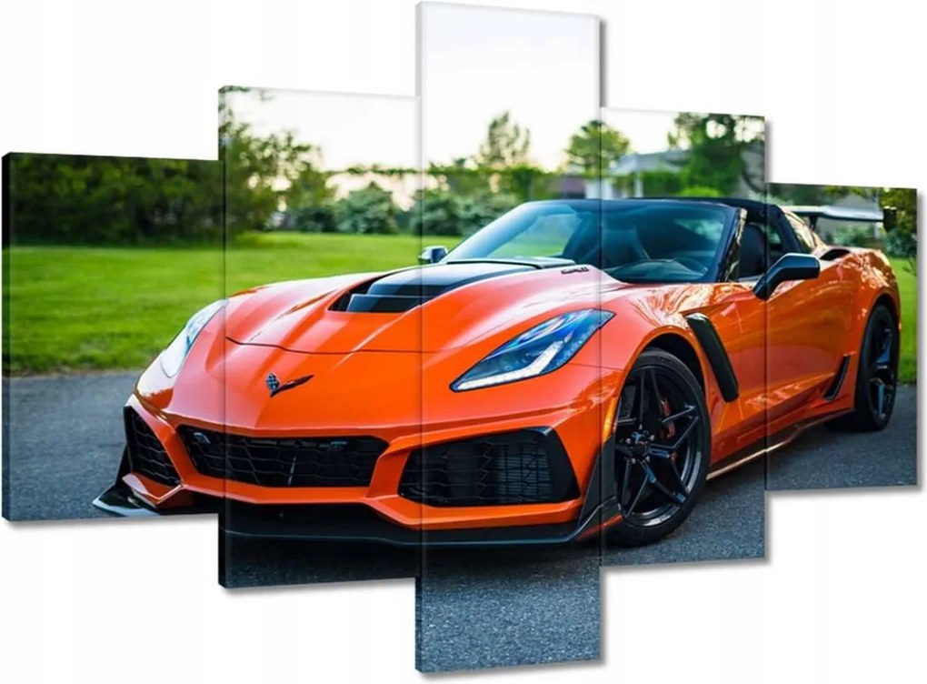 Vászonkép 100x70 Narancssárga autó