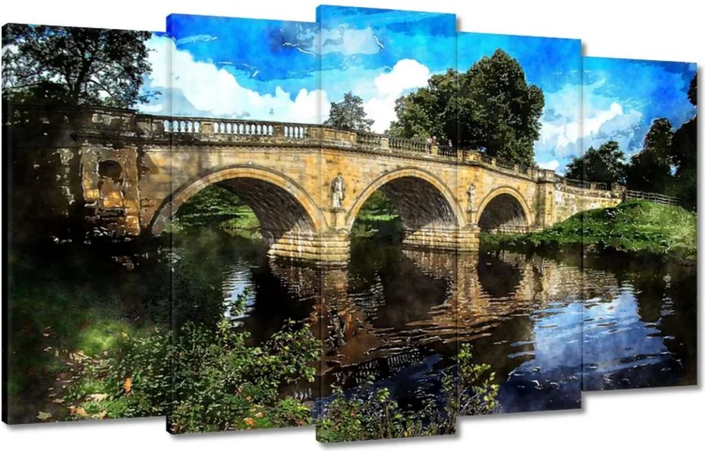 Festmények 100x60 Híd Tájkép Híd