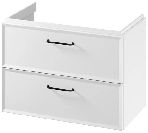 Cersanit S1021-004 - Falra szerelhető mosdó alatti fürdőszobai szekrény MILLE 80x45 cm fehér