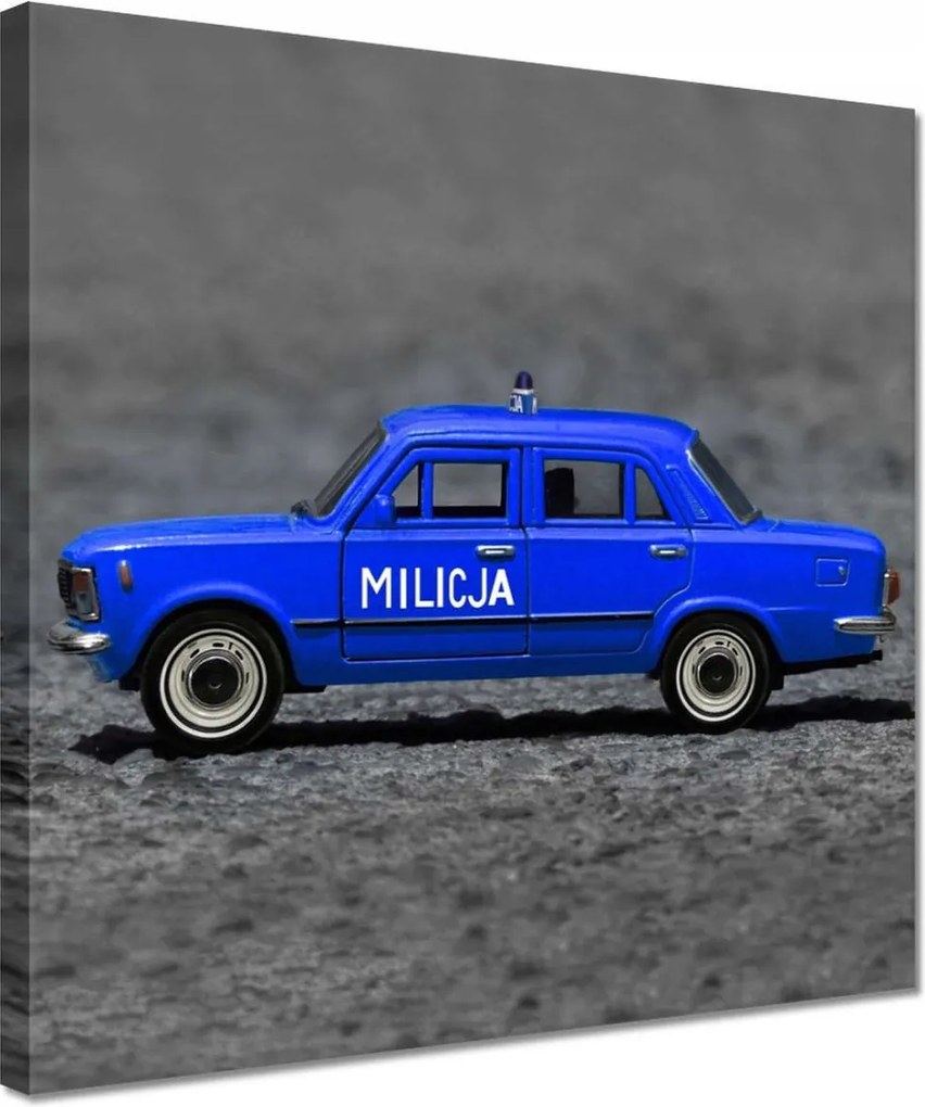 Vászonkép 30x30 Nagy Fiat 125P Milícia Mo