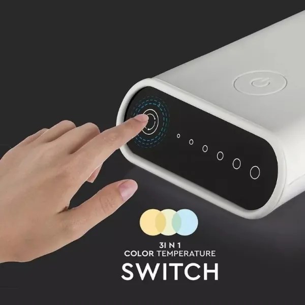 LED flexibilis állítható asztali lámpa LED/6,5W/5V 3000K/4500K/6000K