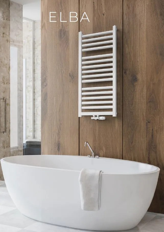 Regnis Elba, Fűtőelem 540x1435mm központi csatlakozással 50mm, 702W, fehér, ELBA140/50/D5/FEHÉR