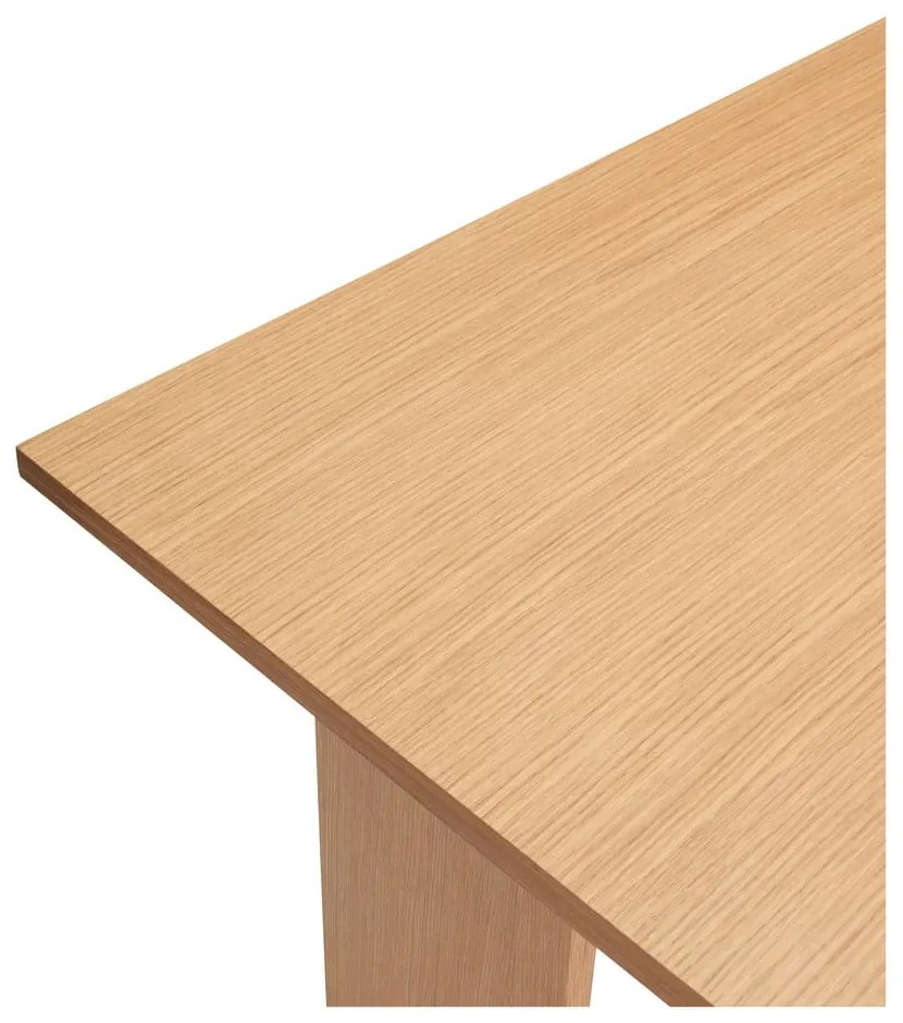 Íróasztal tölgyfa dekoros asztallappal 70x140 cm Forma – Hübsch