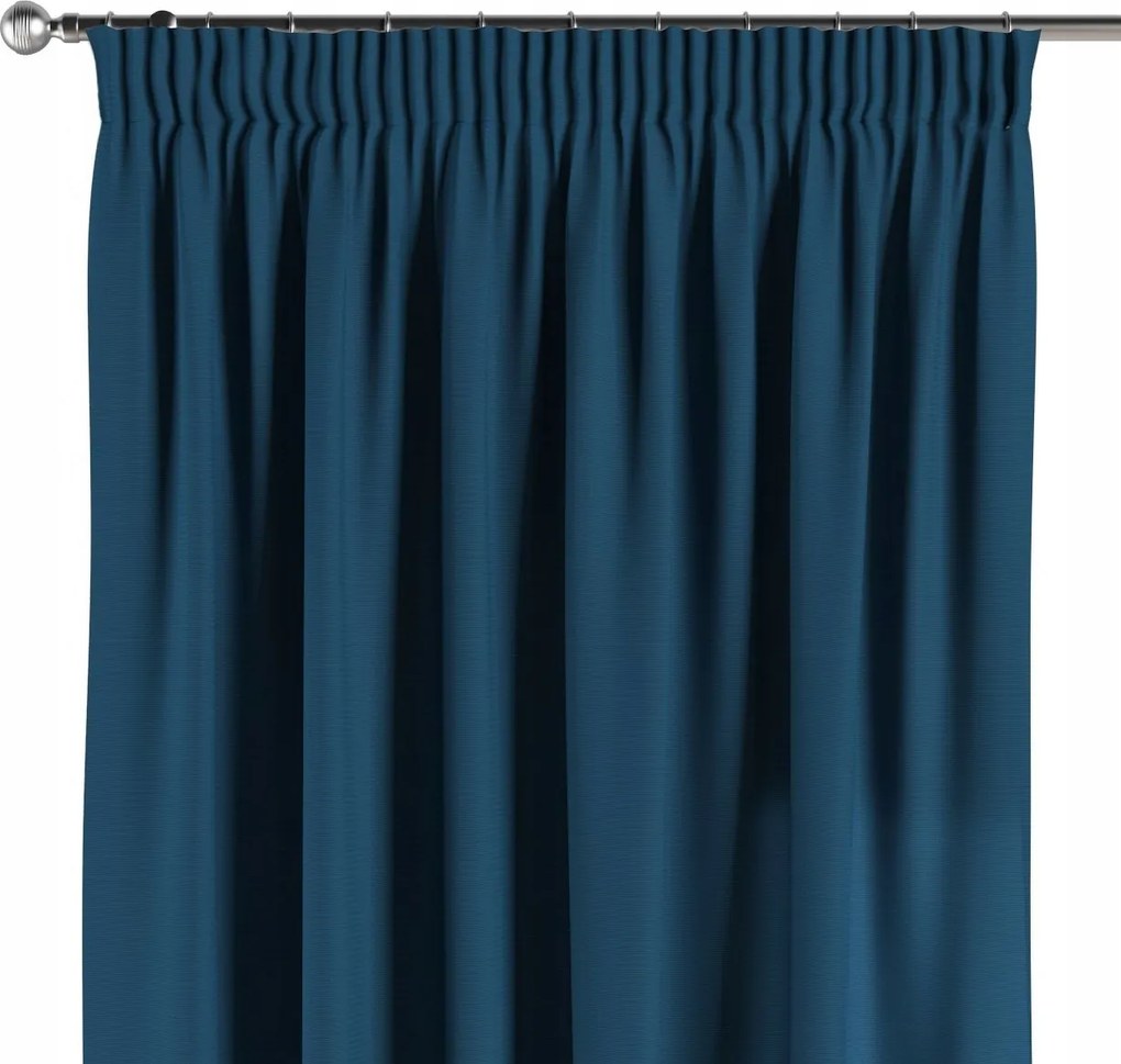 Függöny ráncoló szalaggal 1 db 130x260cm kék árnyalatok