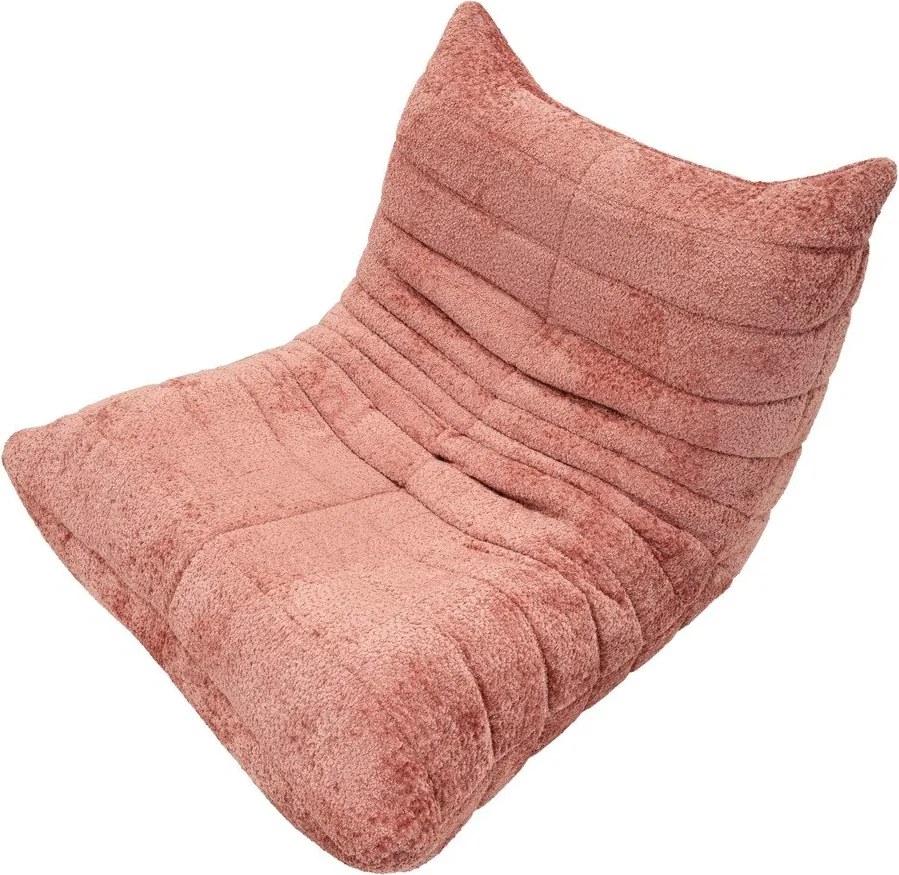 Rózsaszín buklé babzsákfotel Mask – Mauro Ferretti