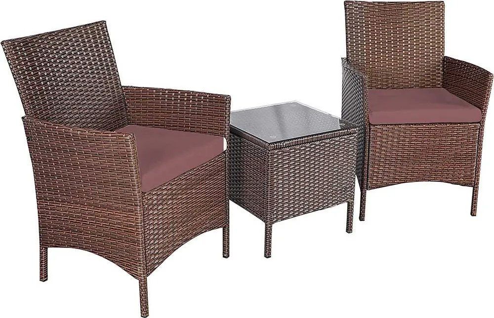 Polyrattan kerti bútor szett