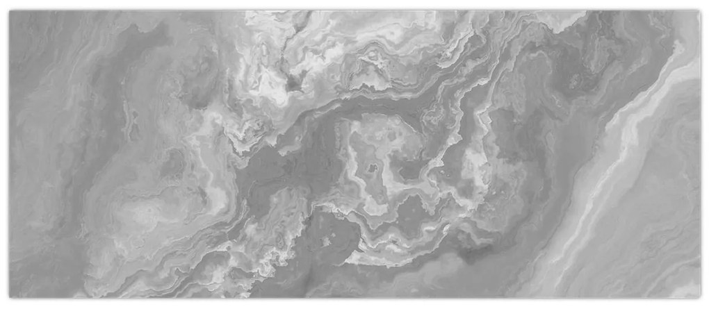 Kép - Márvány fekete-fehérben (120x50 cm)