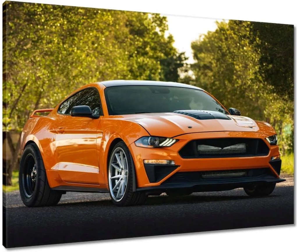 Vászonkép 80x60 Narancssárga autó