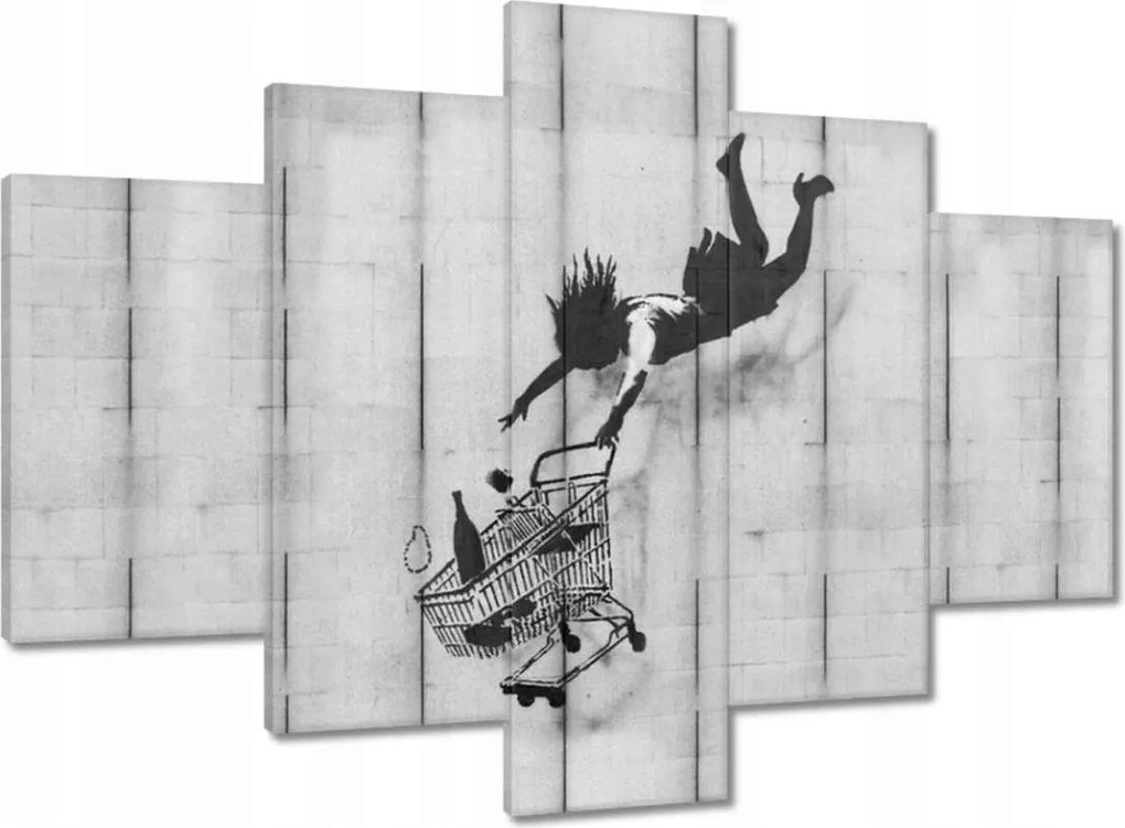 Festmények 150x105 Banksy kosár