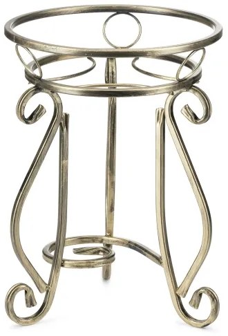 Virágállvány 37x29 cm arany