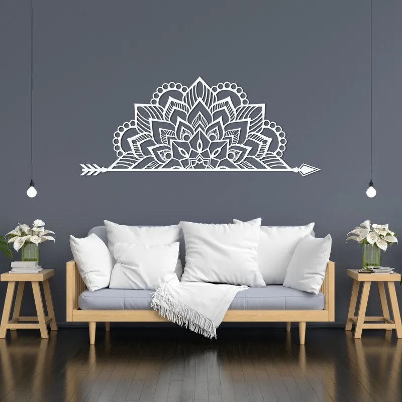 Fából készült mandala a falon - ARONGE