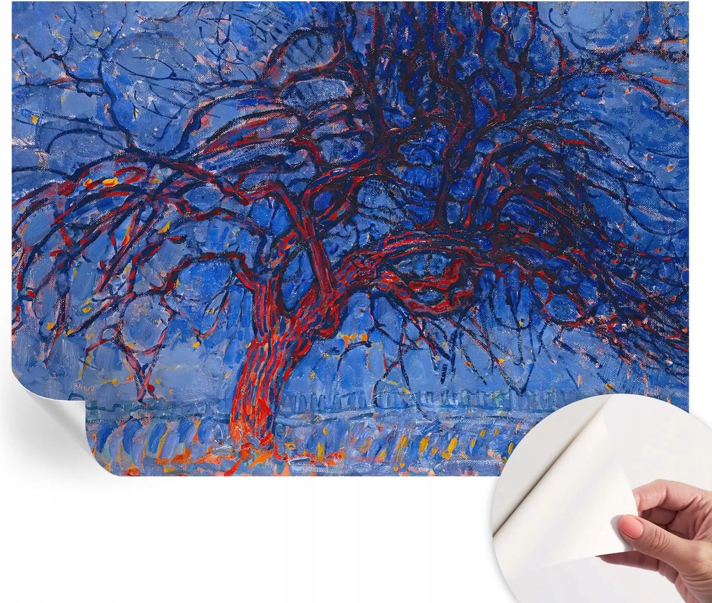 Design fali fotótapéta öntapadós Lángoló fa 208x146 cm