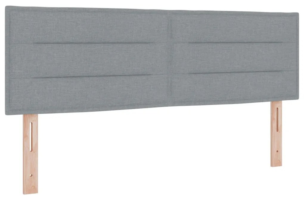Fejtámla Vonalak Design Világosszürke 160 cm Szövet