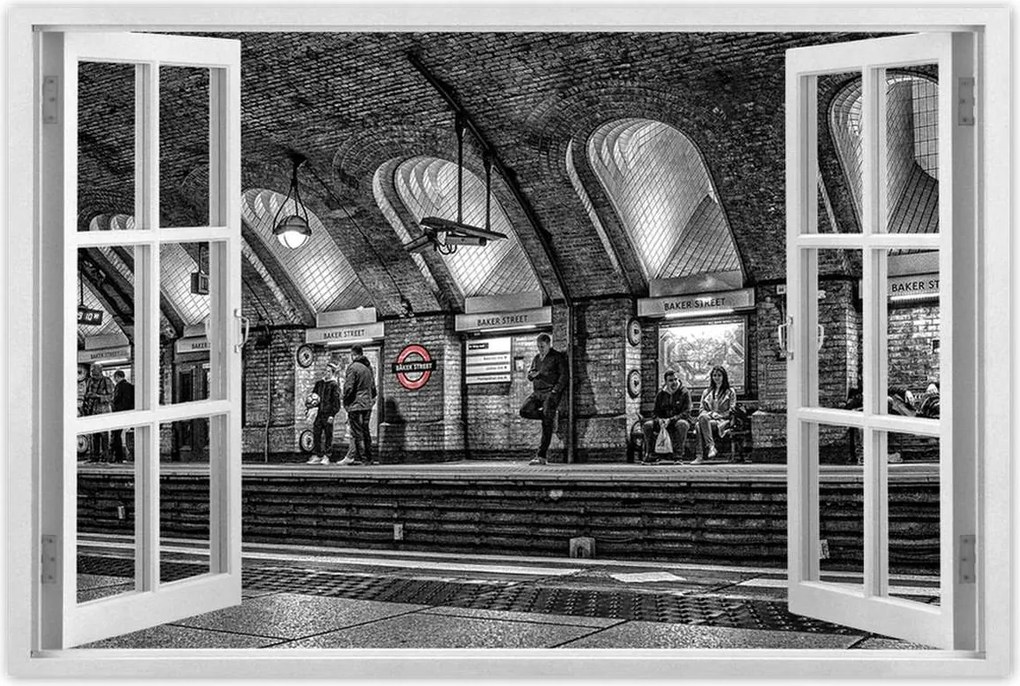 Poszterek 90x60 Baker street London Metro