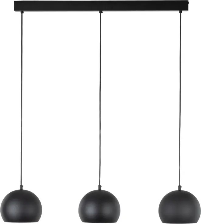 TK LIGHTING 10169 ZOE Többágú Függesztett Lámpa Fekete E27 IP20