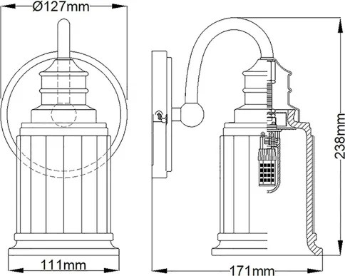 Quoizel QZ-SWELL1-PC-BATH-LED Fürdőszobai fali lámpa SWELL 1xG9/3W/230V IP44 króm