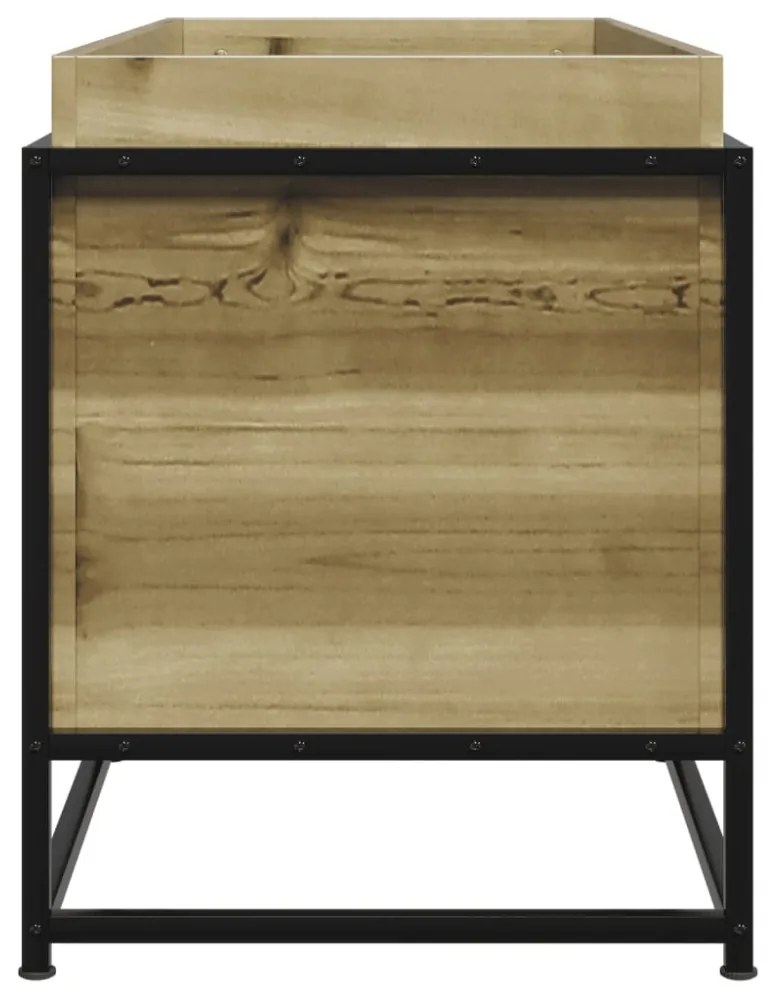 impregnált fenyőfa kerti virágláda 100 x 40 x 50 cm