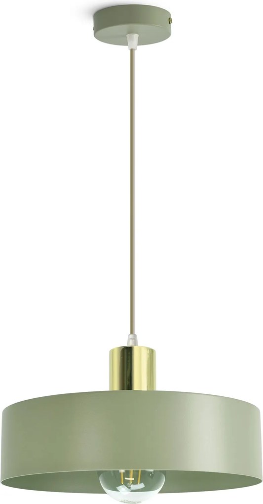 Függő mennyezeti lámpa pasztell zsálya 486-D300 folyosóra asztallap fölé