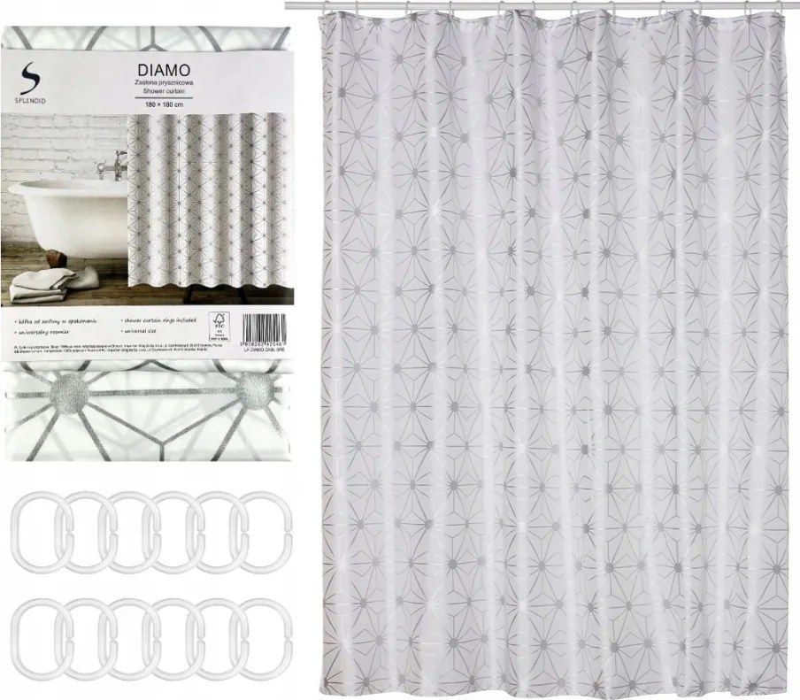 Zuhanyfüggöny Vízálló Macska Peva Kád Zuhanyfüggöny