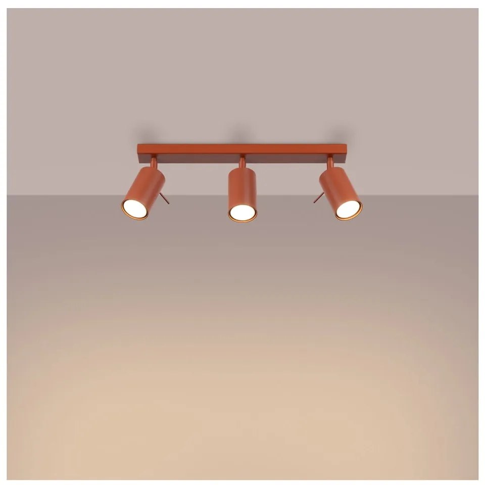 Téglavörös spotlámpa 6x45 cm Etna – Sollux