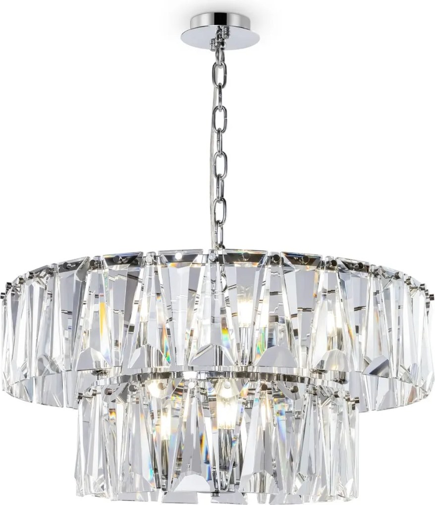 Maytoni glamour kristály függeszték puntes króm mymod043pl-12ch