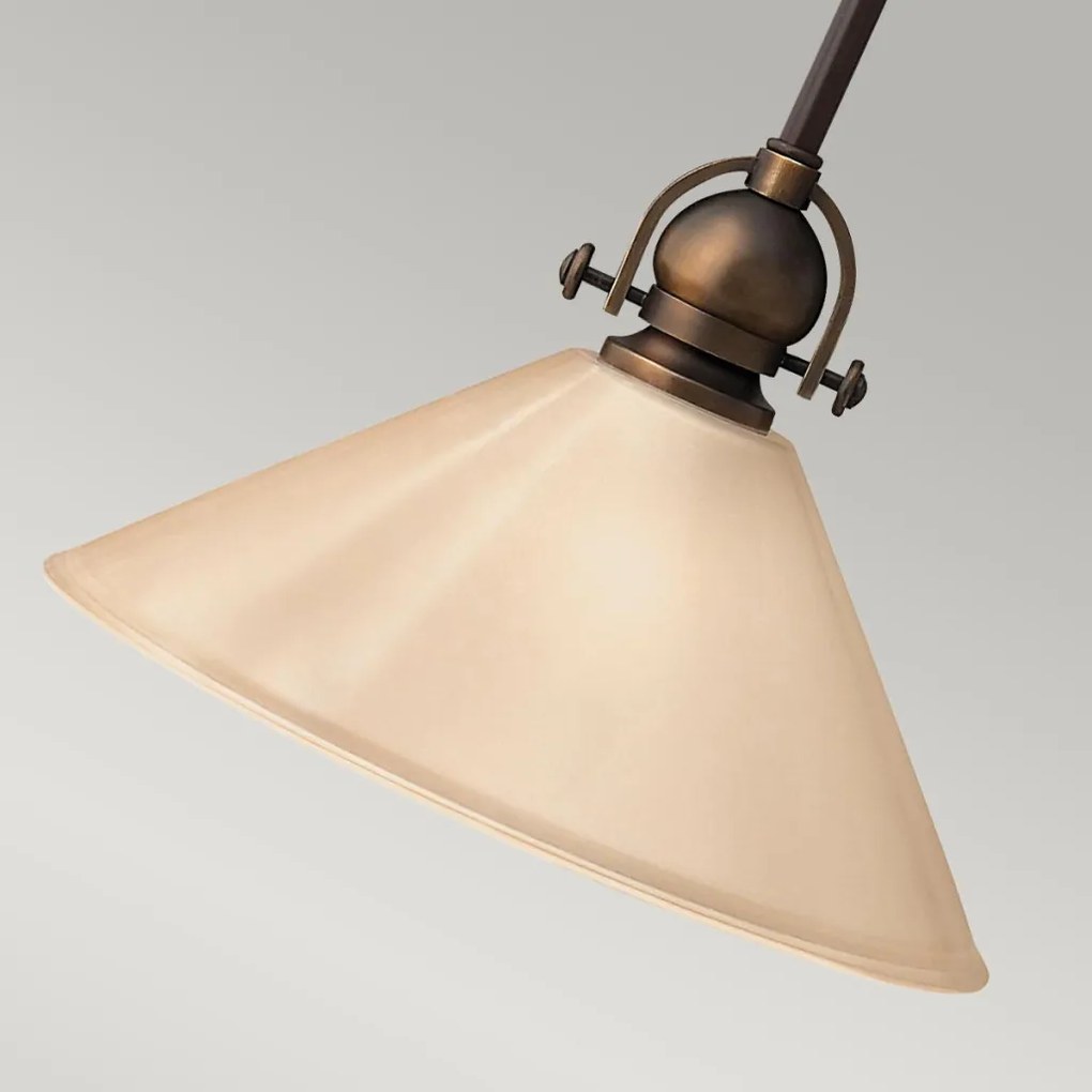 ELSTEAD HK-MAYFLOWER-P-B MAYFLOWER Klasszikus Függesztett Lámpa Borostyán, Antik Bronz E27 IP20