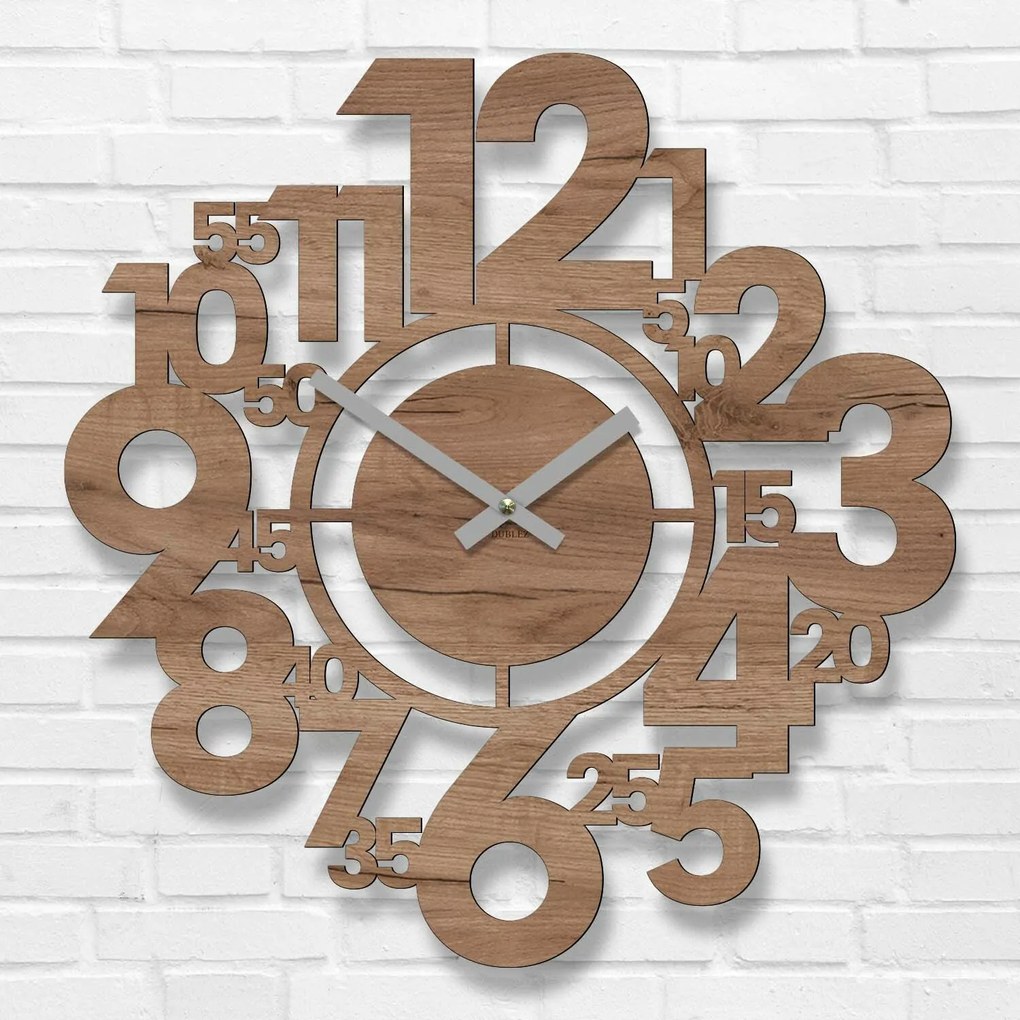 DUBLEZ | Stílusos mutatós falióra - Heures