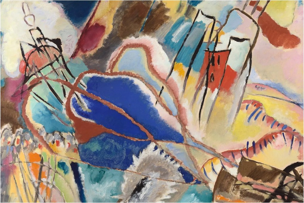 Kép - Vasily Kandinsky, Improvisation No. 30 (Cannons), reprodukciók (90x60 cm)